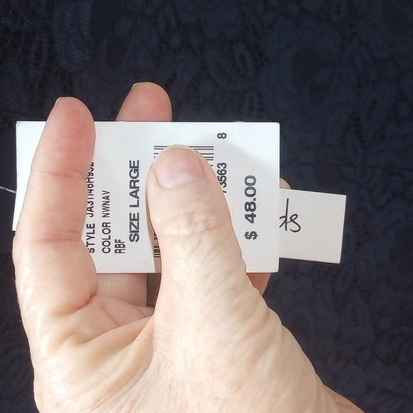 Speechless, NWT, Navy Lace Beautiful Dress, Lg - Picture 6 of 7